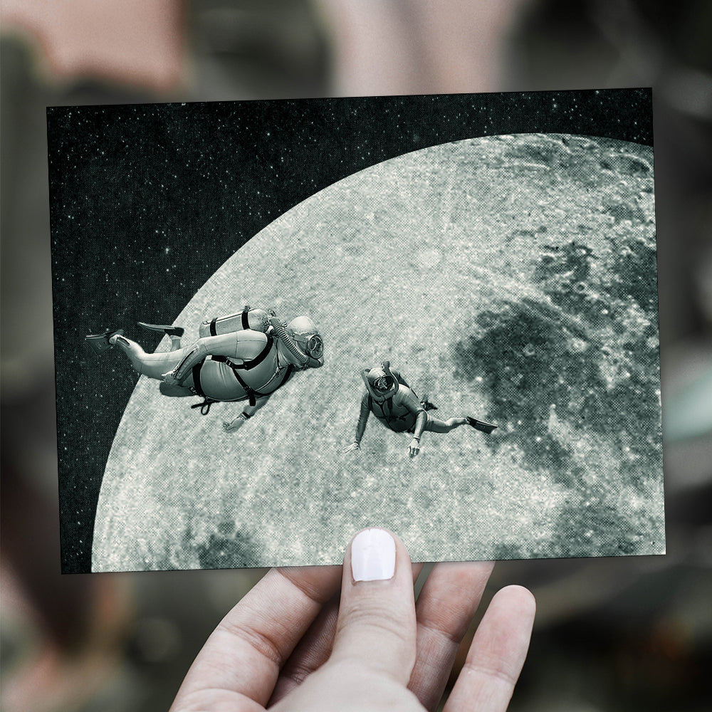 Deep Space Divers - Greeting Card