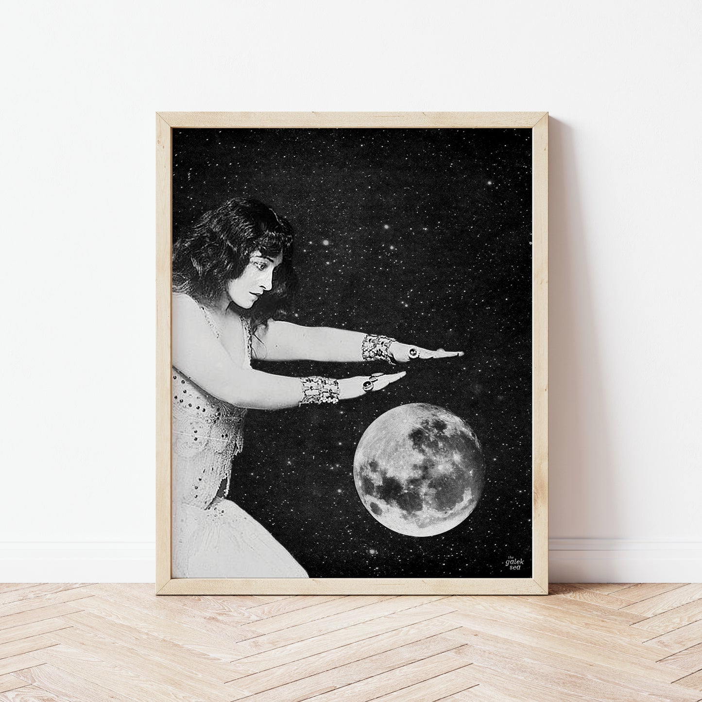 Fortune Teller - Vintage Collage Art Print