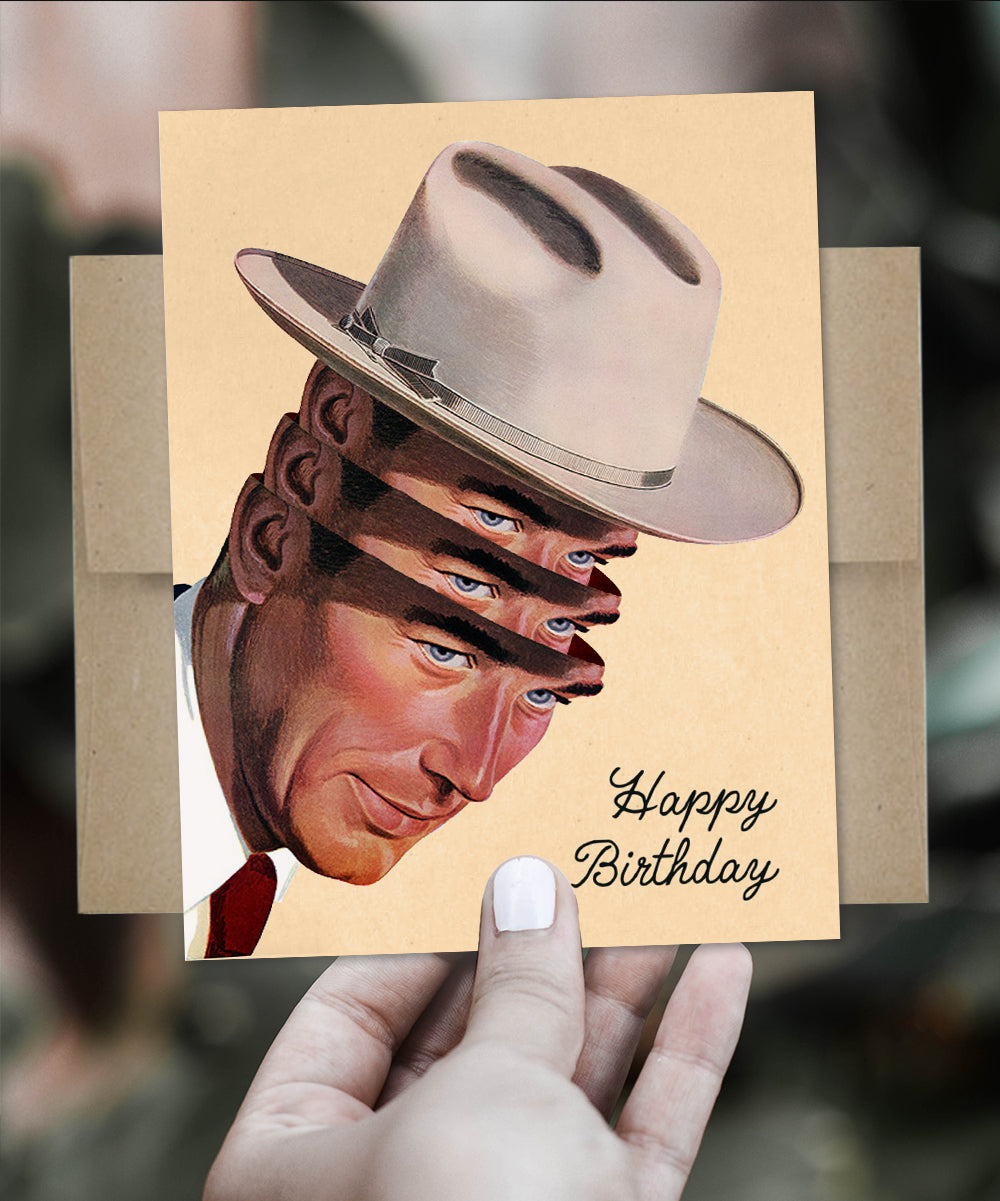 Birthday Hat Trick - Greeting Card