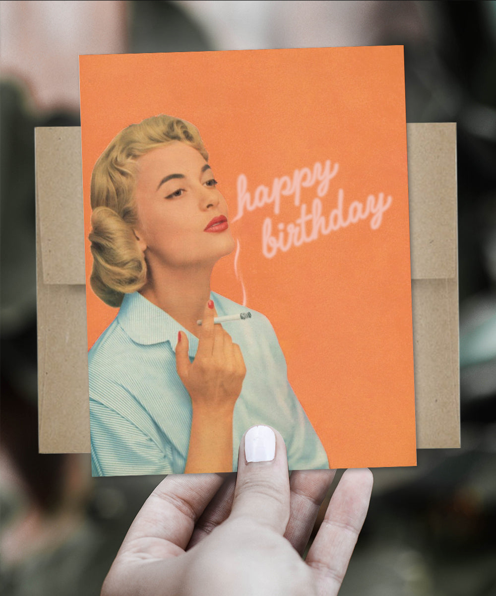 Birthday Smokers Allowed - Greeting Card