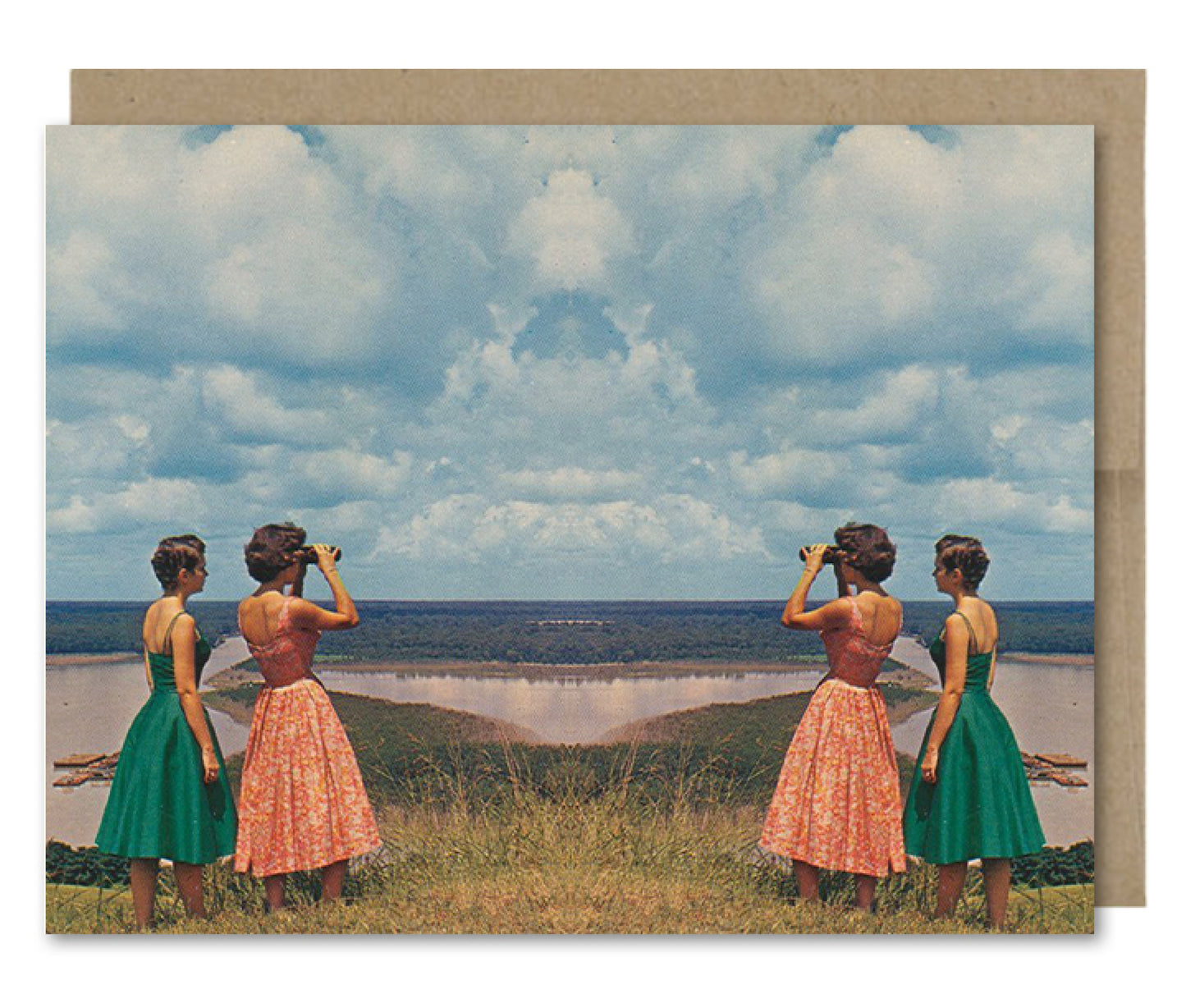 Binoculars - Greeting Card