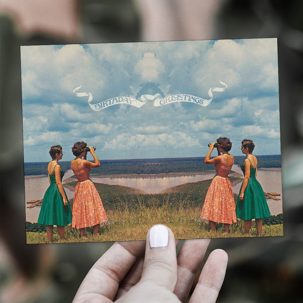 Birthday Binoculars - Greeting Card