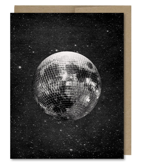 Disco Moon - Greeting Card