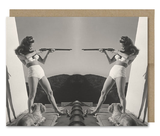 Double Barrel - Greeting Card