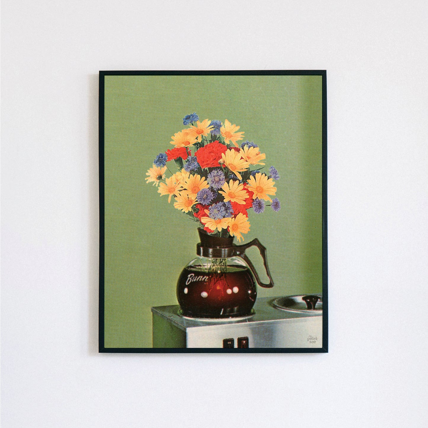 Flower Pot - Vintage Collage Art Print