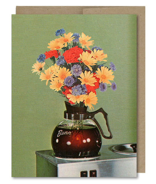 Flower Pot - Greeting Card