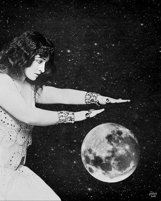 Fortune Teller - Vintage Collage Art Print