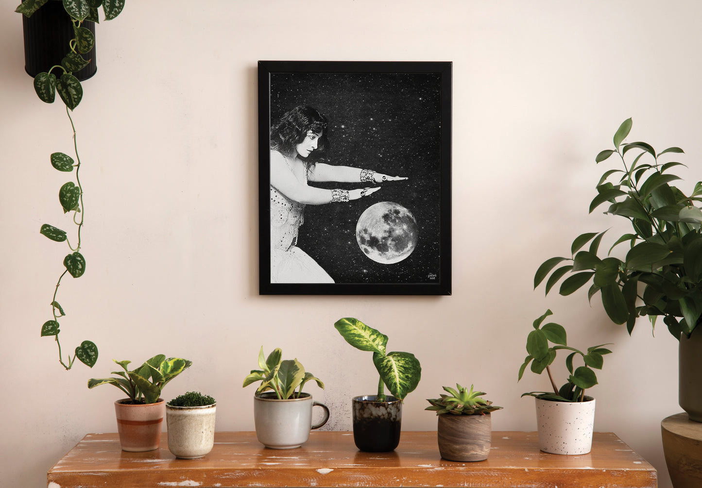 Fortune Teller - Vintage Collage Art Print