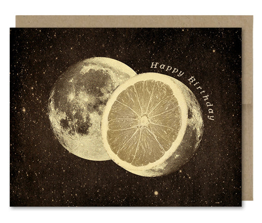 Birthday Harvest Moon - Greeting Card