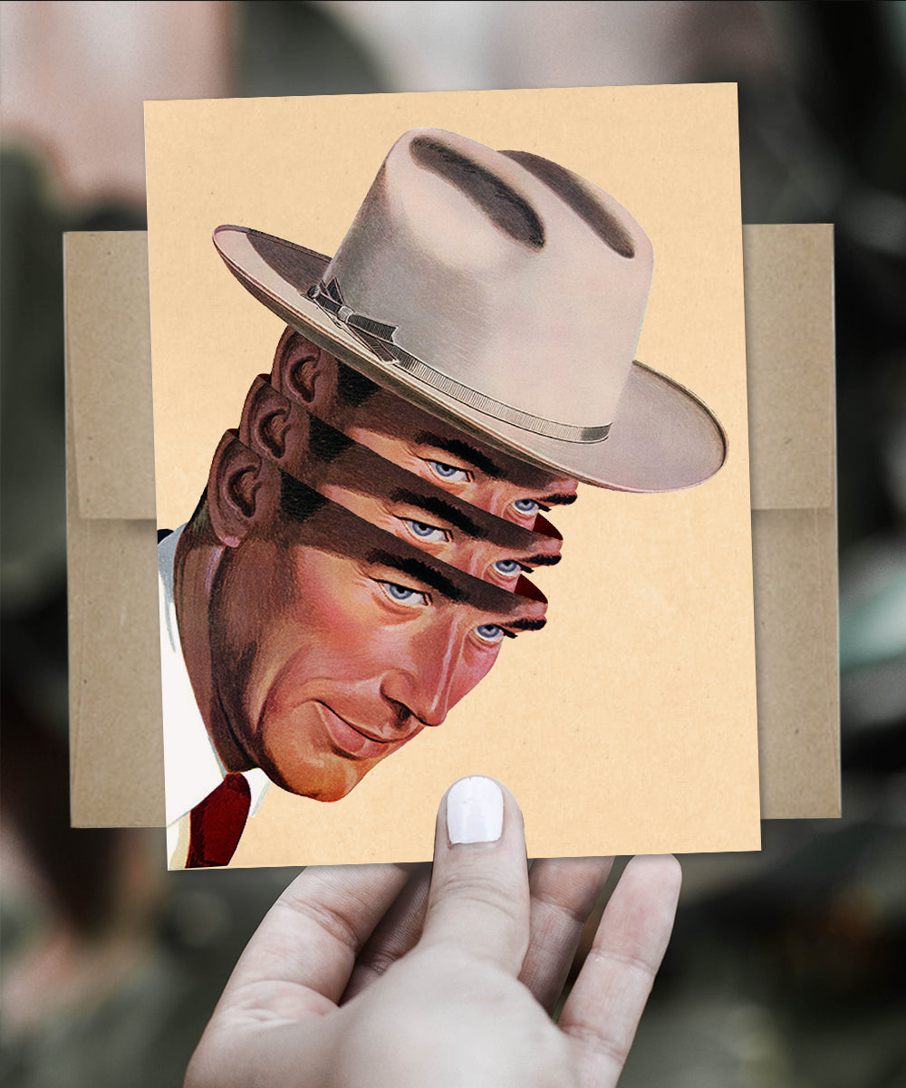 Hat Trick - Greeting Card