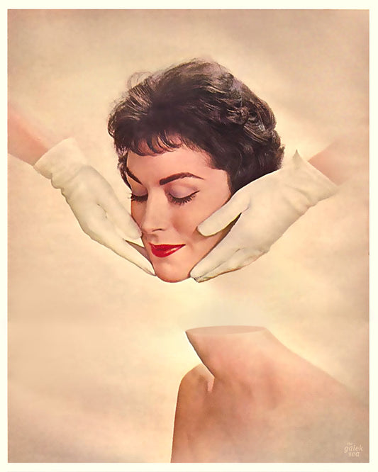 Headrest - Vintage Collage Art Print