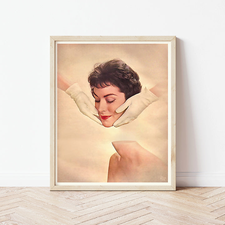 Headrest - Vintage Collage Art Print