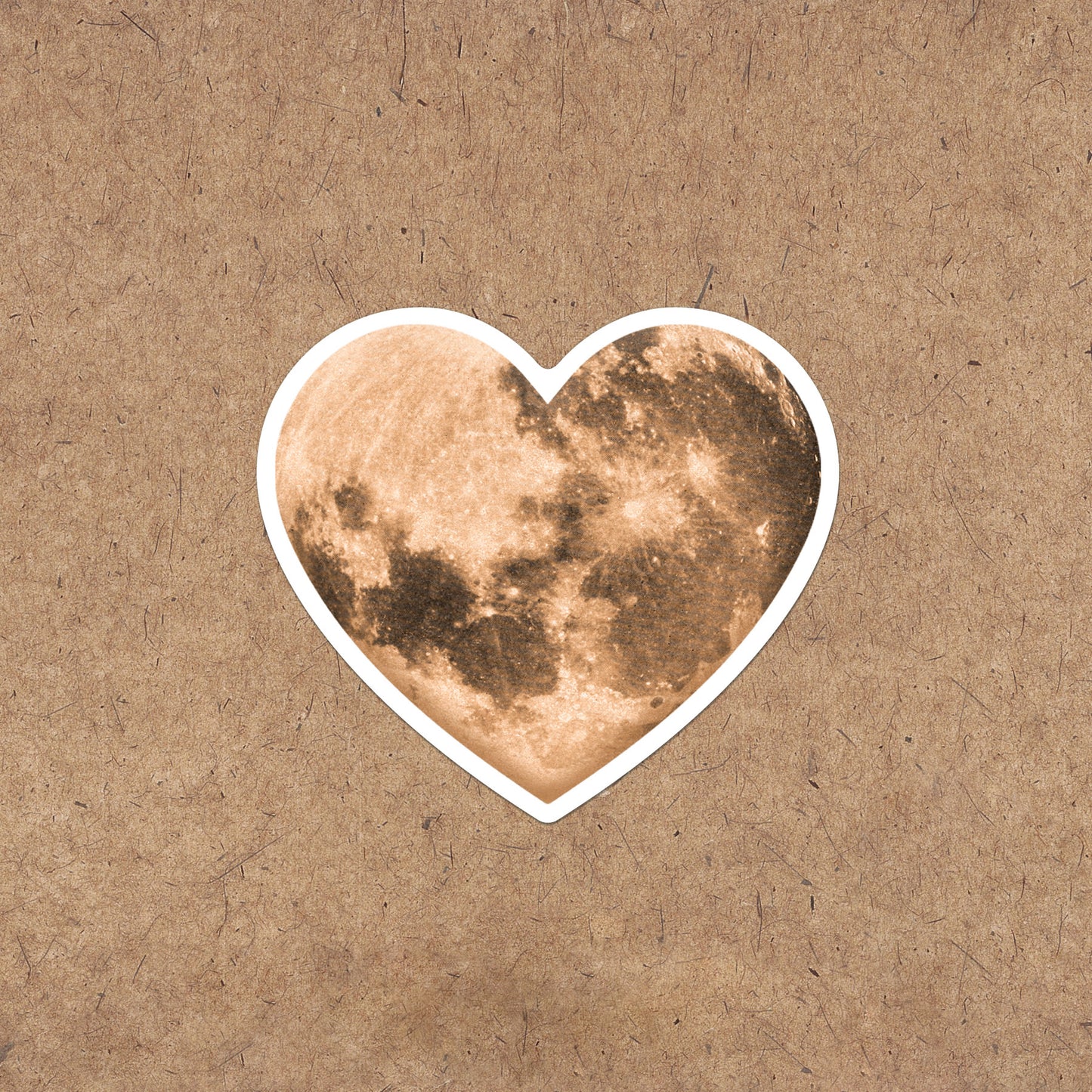 Heart Moon - Sticker
