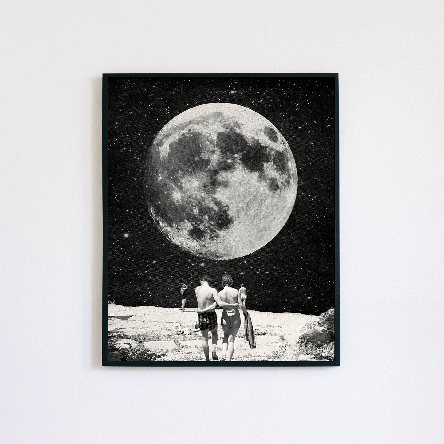 Honeymoon - Vintage Collage Art Print