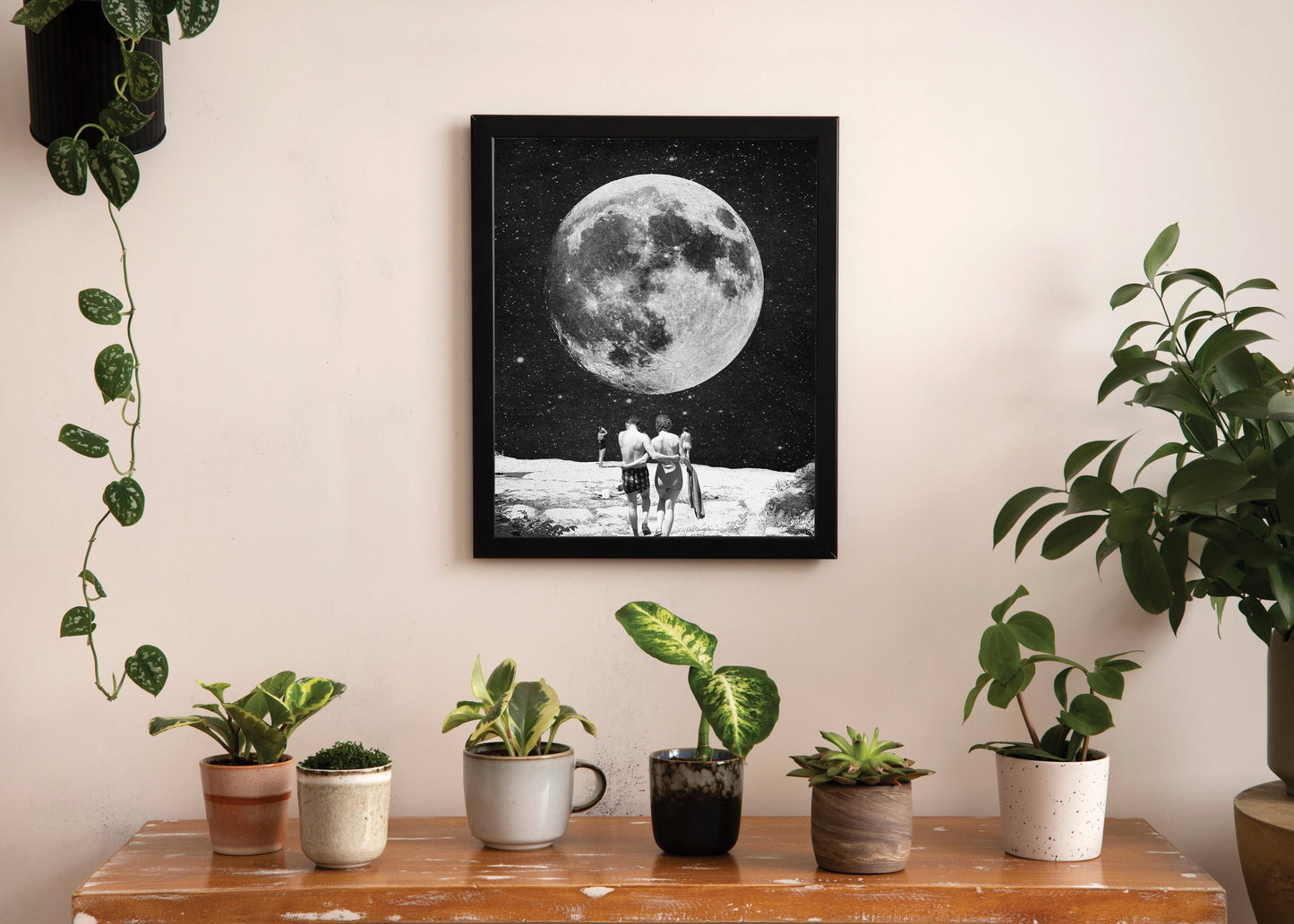 Honeymoon - Vintage Collage Art Print