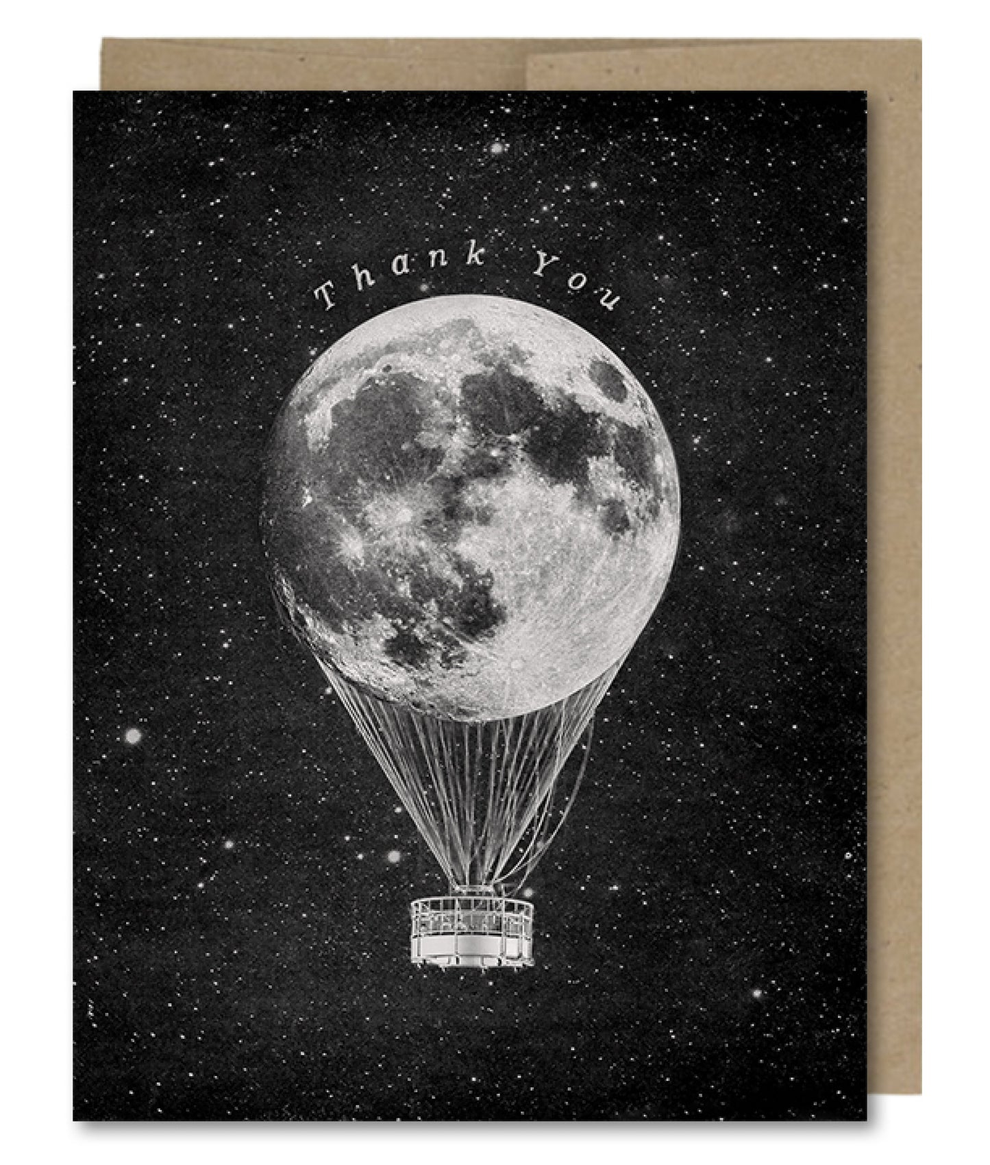 Thank You Hot Air Balloon - Greeting Card