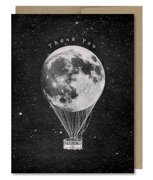 Thank You Hot Air Balloon - Greeting Card
