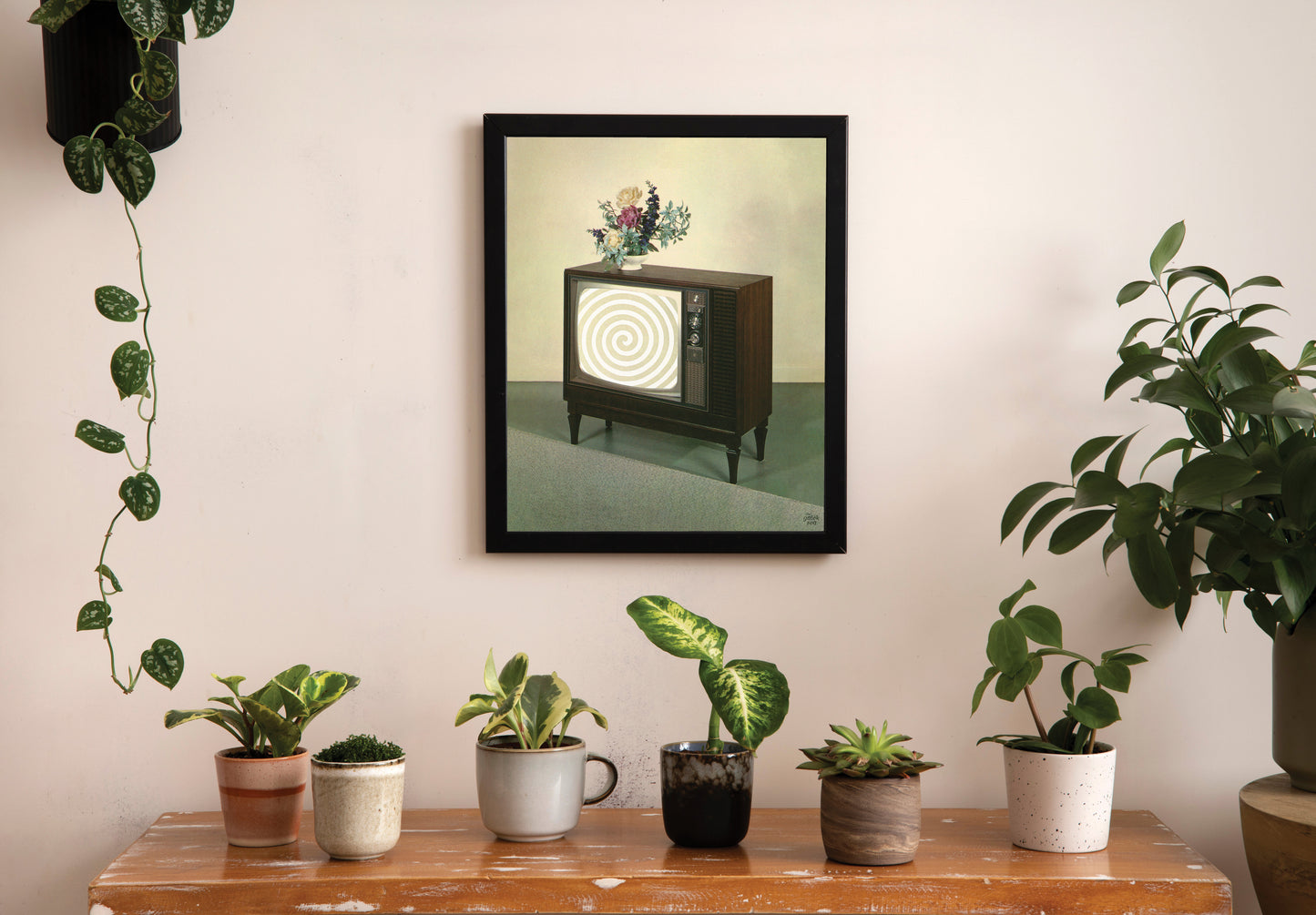 Hypnovision - Vintage Collage Art Print