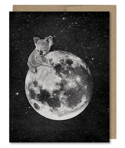 Koala & Moon - Greeting Card