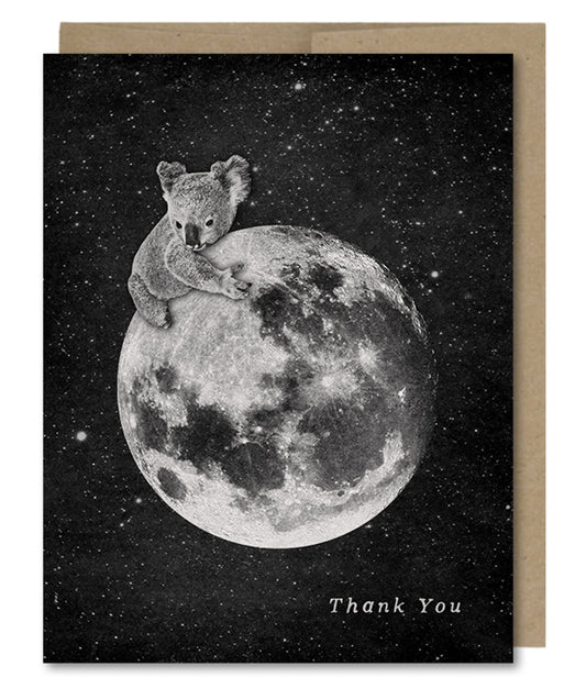 Thank You Koala & Moon - Greeting Card