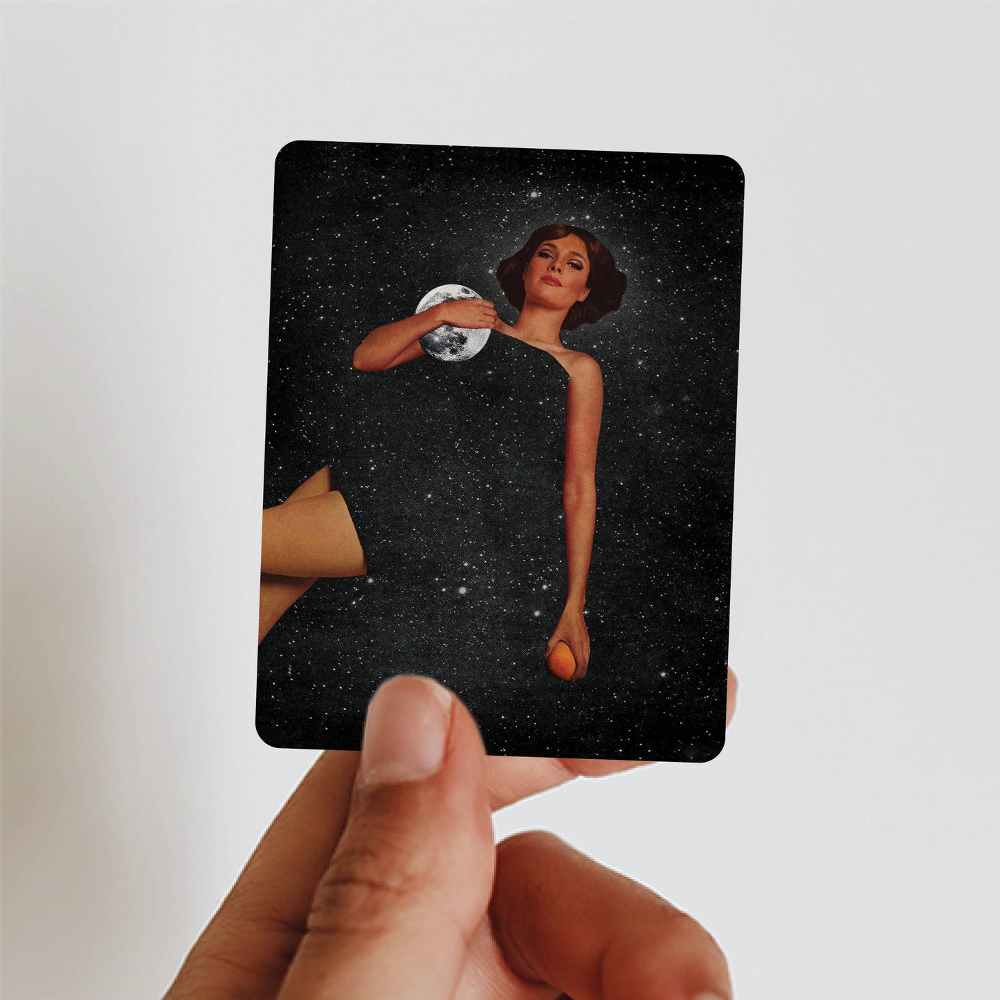 Lady With Moons - Sticker