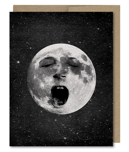 Lazy Old Moon - Greeting Card