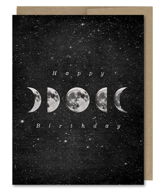 Birthday Moon Phase - Greeting Card