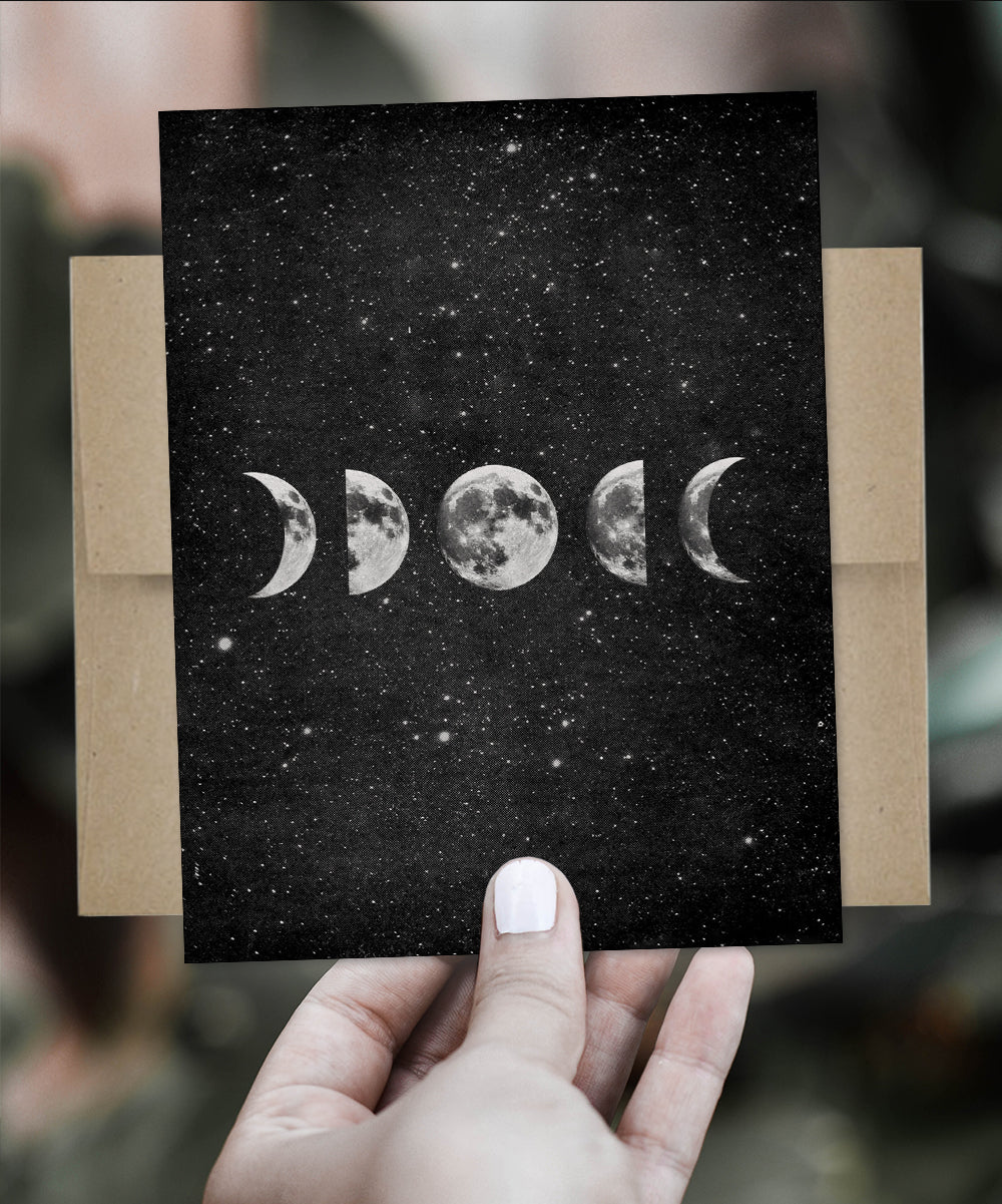 Moon Phase - Greeting Card