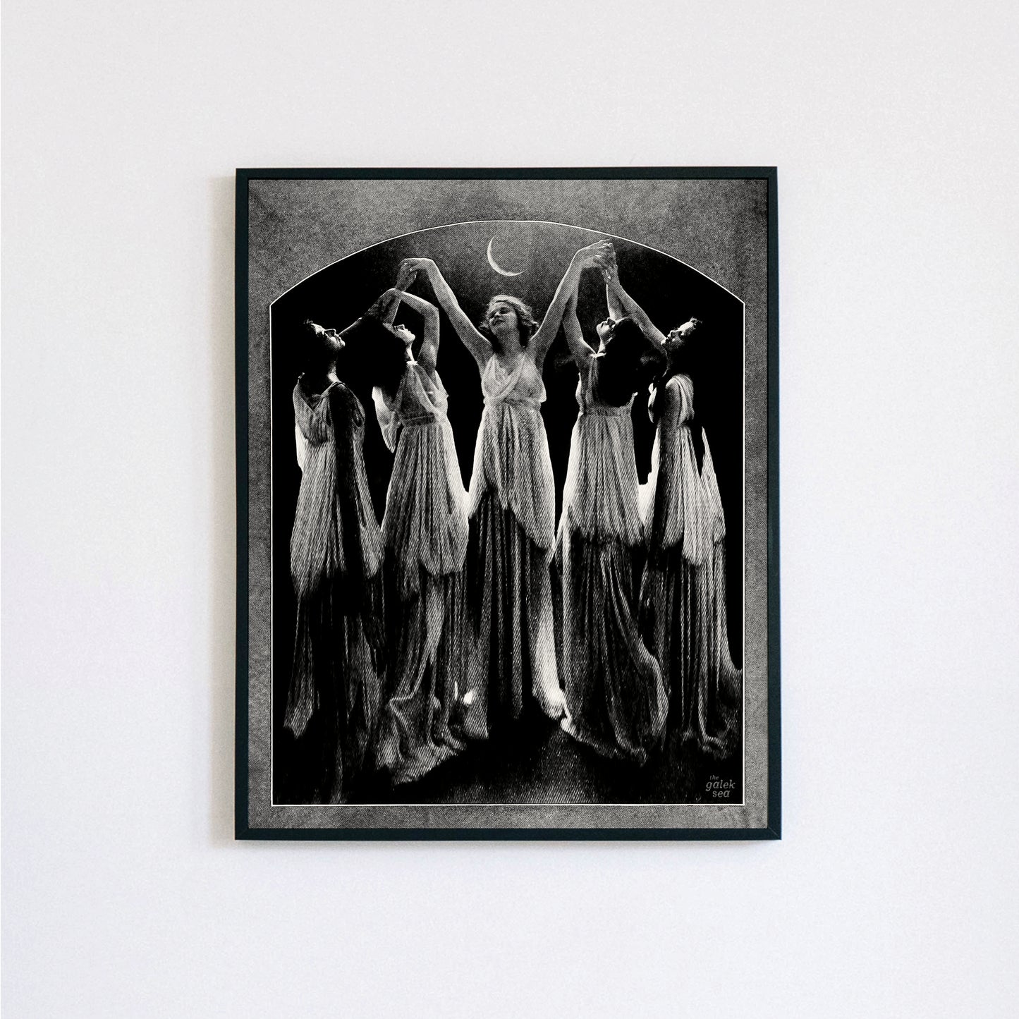 Moonlit - Vintage Collage Art Print
