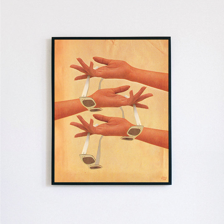 Shades - Vintage Collage Art Print