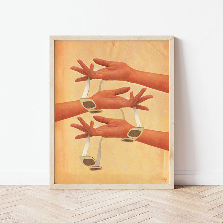 Shades - Vintage Collage Art Print