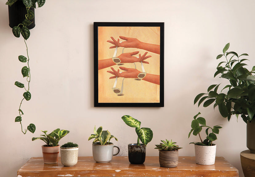 Shades - Vintage Collage Art Print