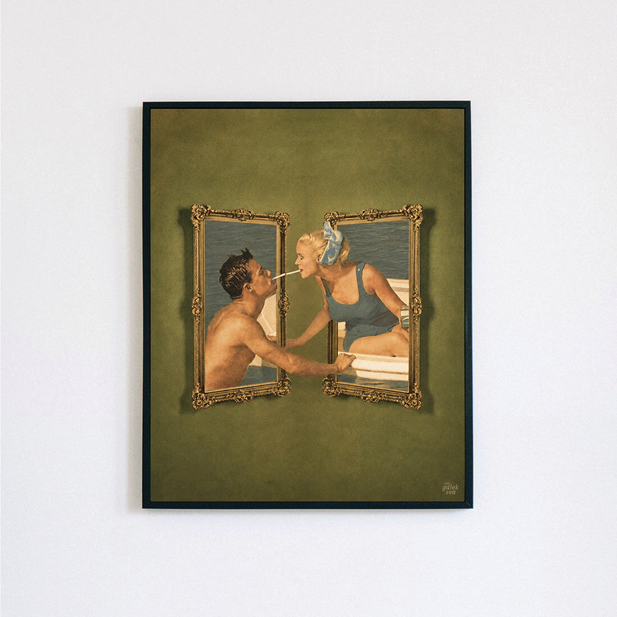 Smoke & Mirrors - Vintage Collage Art Print