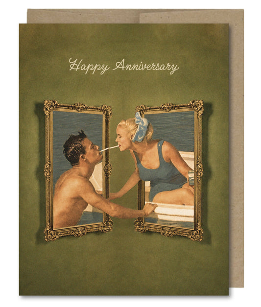 Happy Anniversary Smoke & Mirrors - Greeting Card
