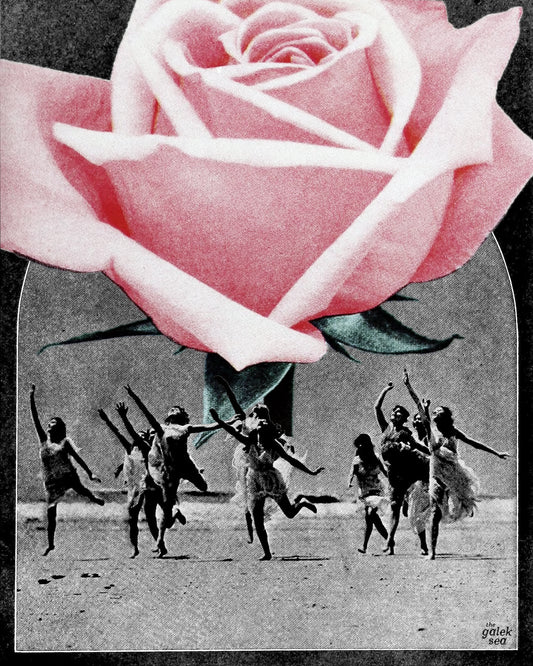 Spring Forward - Vintage Collage Art Print
