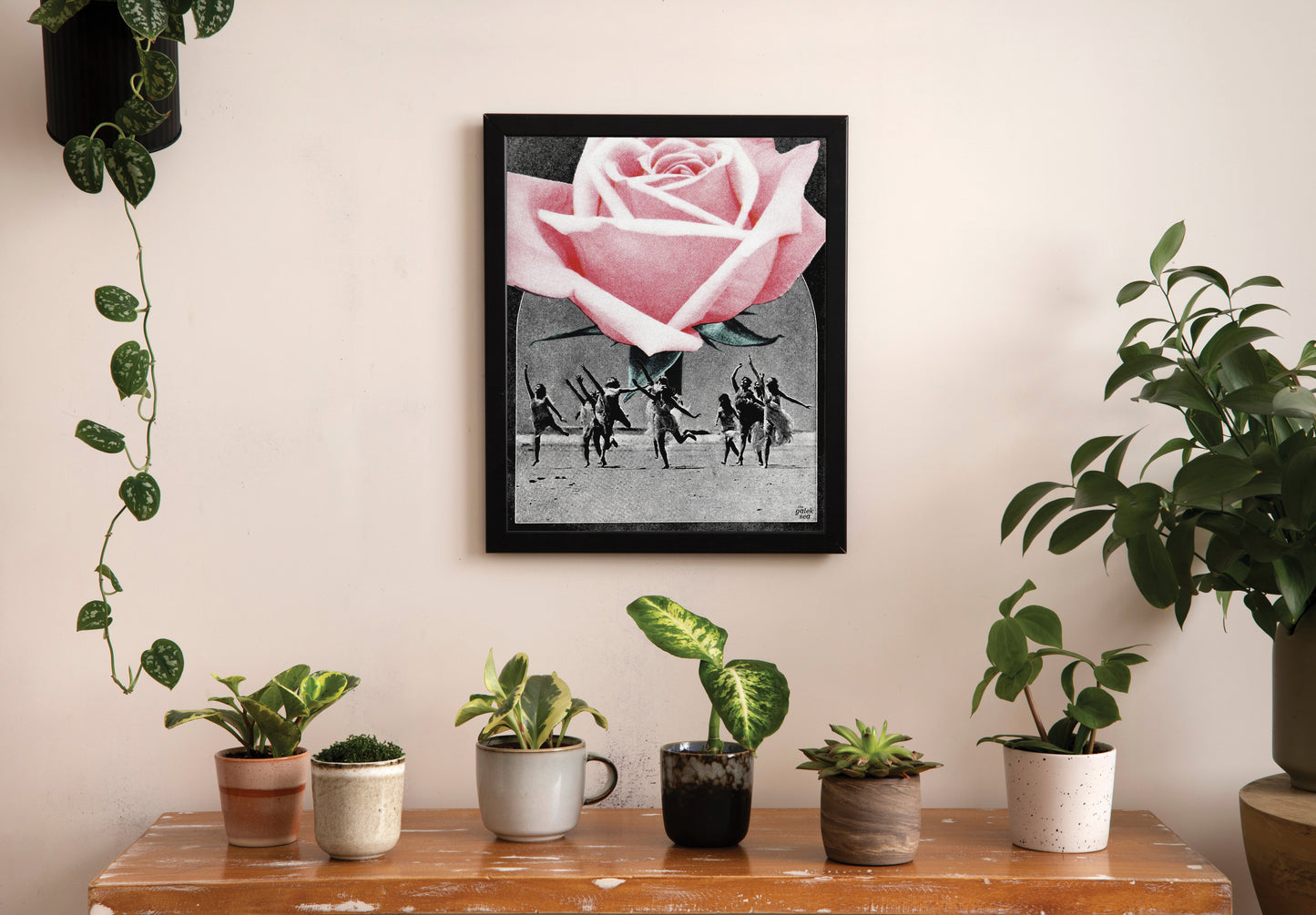 Spring Forward - Vintage Collage Art Print