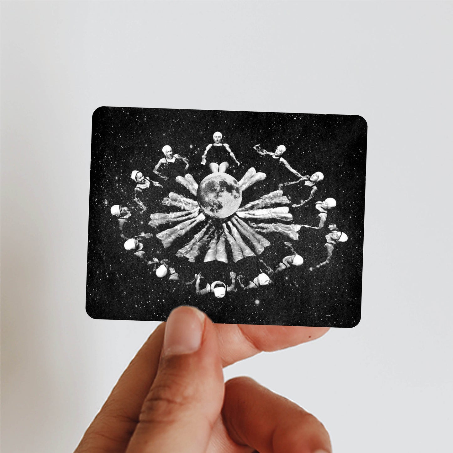 Synchronized Space Ladies - Sticker