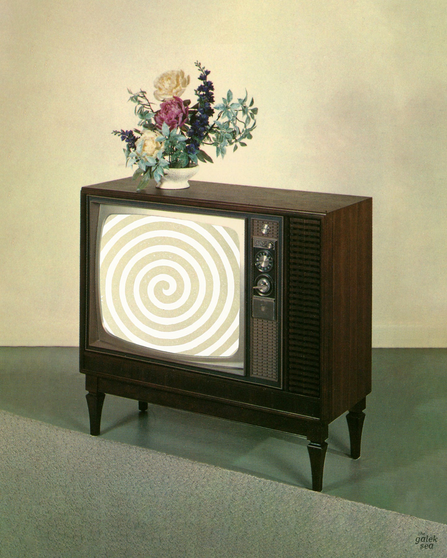 Hypnovision - Vintage Collage Art Print