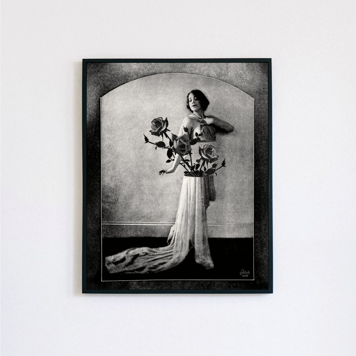 The Vase - Vintage Collage Art Print