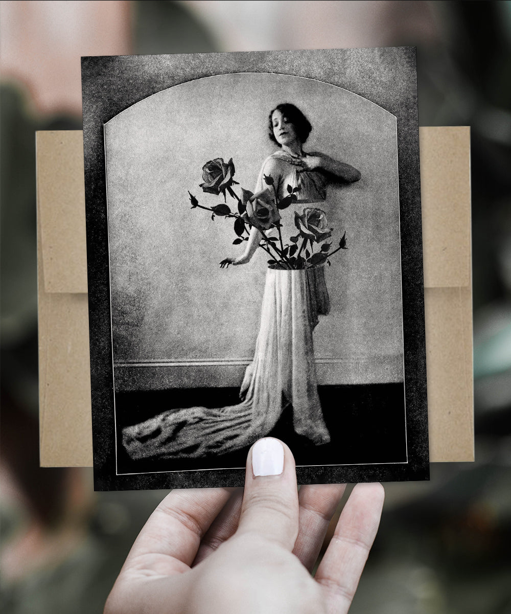 The Vase - Greeting Card