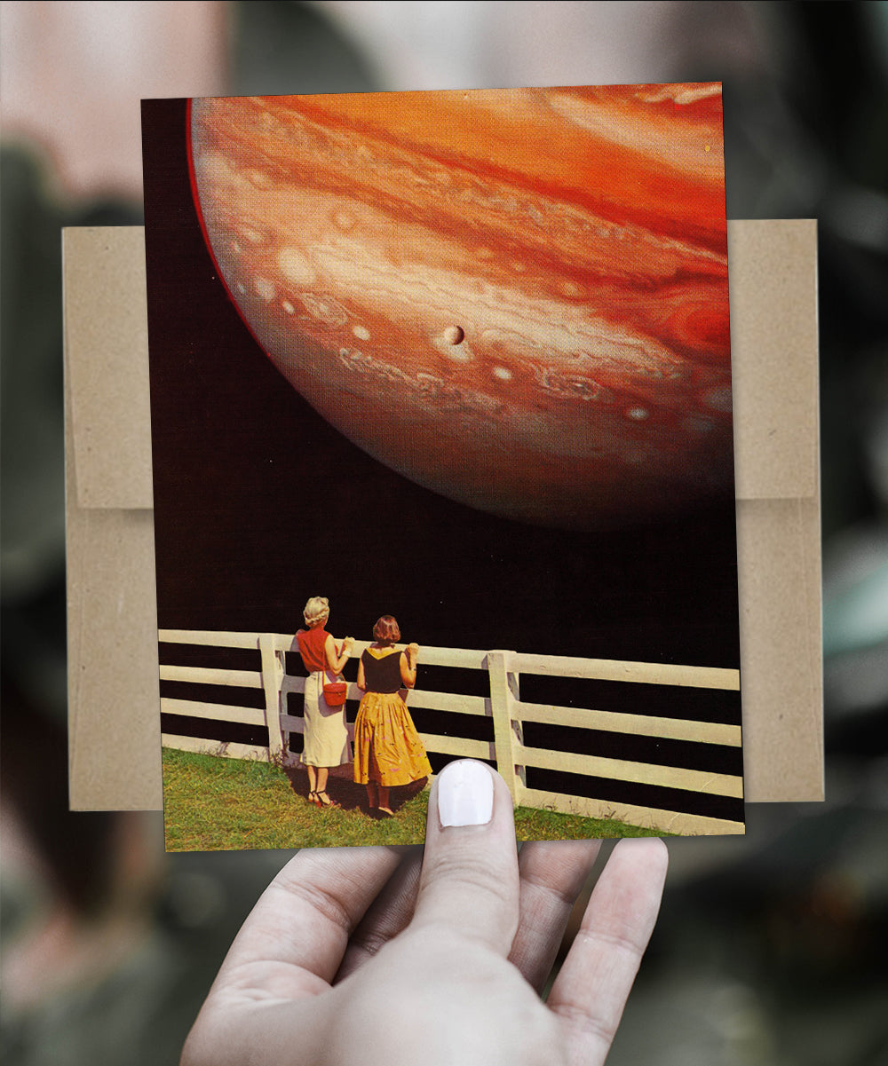 View From Somewhere - Greeting Card