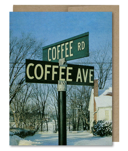 Where Coffee Meets Coffee - Greeting Card